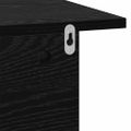 vidaXL Nočný stolík Čierny dub 40 x 30 x 25 cm Kompozitné drevo
