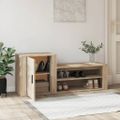 vidaXL Botník dub sonoma 130x35x54 cm spracované drevo