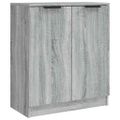 vidaXL Komody 2 ks sivý sivý dub sonoma 60x30x70 cm spracované drevo