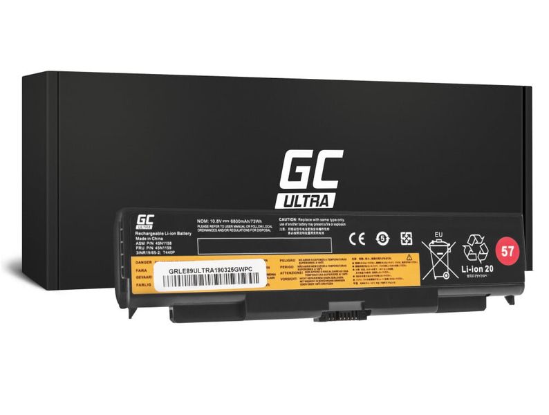 Green Cell LE89ULTRA batéria pre Lenovo ThinkPad T440p T540p W540 W541 L440 L540