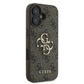 Guess Case for iPhone 16 6.1" GUHCP16S4GMGBR 4G Big Logo Brown