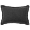 vidaXL Poťah na podložku 2 pcs HOUTEN Tmavosivá 50 x 80 cm Bouclé