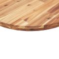 vidaXL Stolová doska okrúhla Ø80x4 cm masívne akáciové drevo