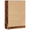 vidaXL Knižnica staré drevo 82,5x30,5x115 cm kompozitné drevo