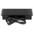 ORNO OR-GM-9048/B Zapustená zásuvka s výklopným víkom a USB
