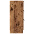 vidaXL Komoda staré drevo 30x30x70 cm spracované drevo