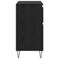 vidaXL Servírovacia skriňa Čierny dub 60 x 35 x 70 cm