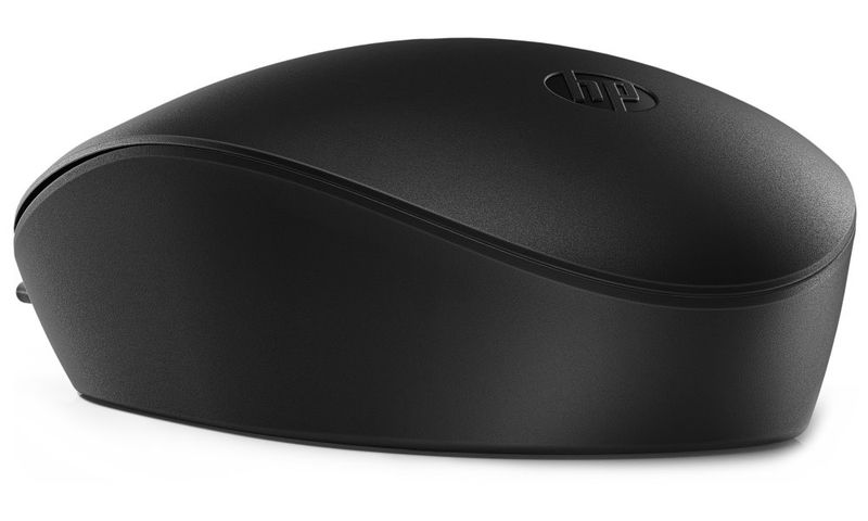 HP 128 LSR Drôtová myš - USB myš HP 128 Laserová myš, drôtová, laserová, 1200dpi, 3 tlačidlá, USB, čierna