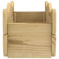 vidaXL Vyvýšený záhradný záhon 50x18x18 cm, impregnovaná borovica
