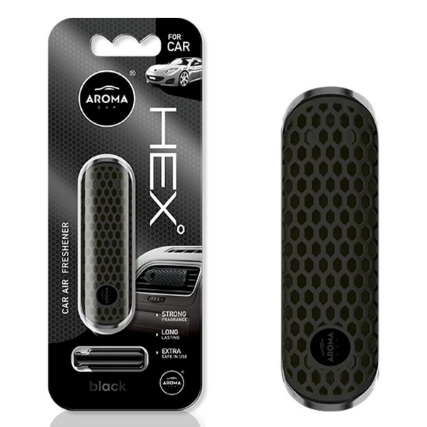 Osviežovače vzduchu AROMA FANCY SHAPES POLYMER HEX Black