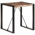vidaXL Jedálenský stôl 70x70x75 cm, recyklovaný masív
