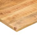 vidaXL Stolová doska so zakrivením 110x60x2,5 cm surový mangový masív