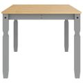 vidaXL Jedálenský stôl Corona sivý 180x90x75 cm borovicový masív