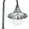 vidaXL Záhradná stĺpová lampa E27 120 cm hliníková tmavozelená
