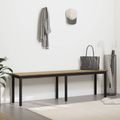 vidaXL lavička Remeselnícky dub 160 x 35 x 45 cm Kompozitné drevo