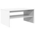 vidaXL Konferenčný stolík Biela 80 x 50 x 40 cm Kompozitné drevo