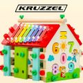 Montessori multifunkčný drevený domček Kruzzel 22564