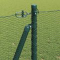 vidaXL Hexagonálne oplotenie s betónovým podstavcom 10 x 1,2 m Zelená
