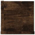 vidaXL Nástenná polica na CD dymový dub 100x18x18 cm spracované drevo