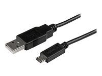 M/M - Thin Micro USB Charge Cable (USBAUB15CMBK) - Kábel USB - Micro USB typ B (M) na USB (M) - USB 2.0 - 15 cm - čierna - pre P/N: CMDPHD2HD, DPMDPHD2HD, ST4CU424, ST4CU424EU, ST4CU424UK, ST8CU824, USBAUBSCHM