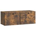 vidaXL Nástenná TV skrinka Nástenný Dymový dub 78,5 x 31 x 30 cm