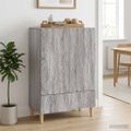 vidaXL Servírovacia skriňa Sivý Sonoma 66 x 34,5 x 95 cm