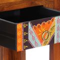 vidaXL Konzolový stolík 110x35x75 cm, akáciový masív