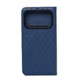 Puzdro Smart Caro pre Honor 600 / Honor 600 Pro námornícka modrá