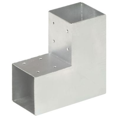 vidaXL Trámová spojka v tvare L 91x91 mm pozinkovaný kov