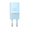 Mini nástenná nabíjačka Baseus GaN5 20 W (modrá)