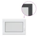 vidaXL Otočné a sklopné okno do suterénu RISOR 90 x 50 cm PVC a sklo