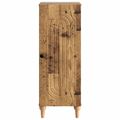 vidaXL Servírovacia skriňa Staré drevo 33 x 34,5 x 90 cm
