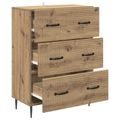 vidaXL Zásuvkový kabinet 66 x 34,5 x 89,5 cm Kompozitné drevo