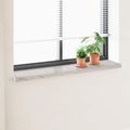 vidaXL Parapetné dosky Mramorová textúra 160 x 35 x 4,5 cm PVC