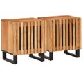 vidaXL Nočné stolíky 2 ks 40x34x46 cm akáciový masív