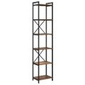 vidaXL Regál na knihy 40 x 30 x 189,5 cm Kompozitné drevo Staré drevo
