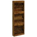 vidaXL Botník dymový dub 59x17x169 cm spracované drevo