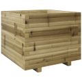 vidaXL Záhradný kvetináč 60x60x49,5 cm impregnovaná borovica