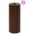 vidaXL Balkónové zásteny 5 ks hnedo-čierne 255x19 cm polyratan