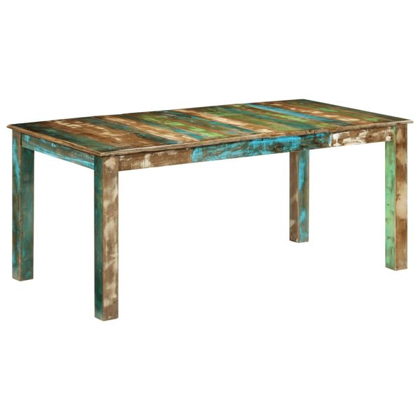 vidaXL Jedálenský stôl 180x90x76 cm recyklovaný masív