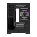 Počítačová skriňa Darflash FT418 + 6 ventilátorov aRGB (čierna)