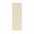 vidaXL plisovaná roleta krémová 40x150 cm Šírka látky 39,4 cm