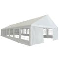 vidaXL Párty stan, PE 6x14 m, biely