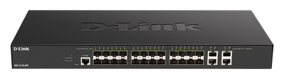 D-Link DXS-1210-28S 24 x 10 G SFP+ portov + 4 x 10 G Base-T portov Smart Managed Switch