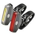 LED COB svietidlo na bicykel, SET predný + zadný EMOS P3922