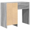 vidaXL Stôl Sivý Sonoma Kompozitné drevo 90 x 37,5 x 75 cm