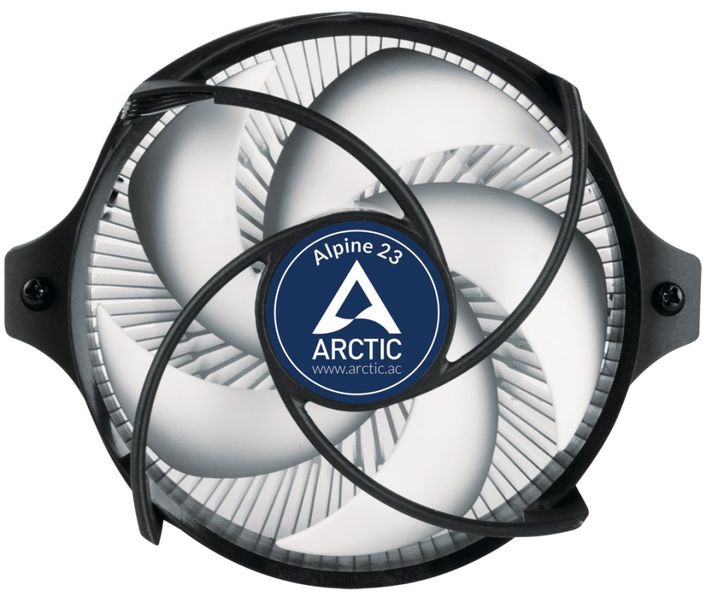 ARCTIC Alpine 23 Chladič, pre CPU, pre AMD, socket AM4, 90mm ventilátor, PWM, černo-biely