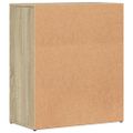 vidaXL Komody 2 ks dub sonoma 60x31x70 cm kompozitné drevo