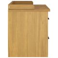 vidaXL Lavica do predsiene SANDNES 87x40x50 cm borovicový masív