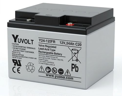Yuasa YUVOLT Y24-12FR VdS (12V, 24Ah, M5)